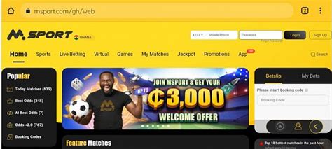 msport bet login|m sport bet ghana.